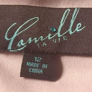 Lace Midi Sheath Chiffon Dress